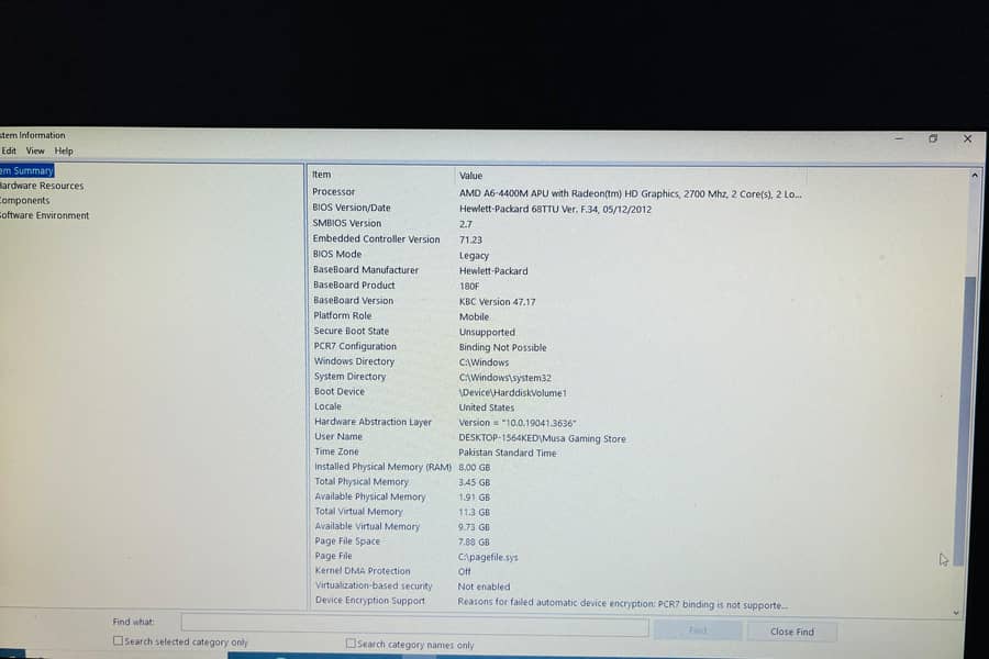 HP Probook 6475b 4