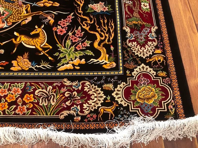 Persian qom silk replica carpets 6