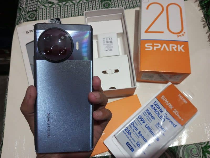 Tecno Spark 20 Pro+ | 8+8/256 with original box charger 0