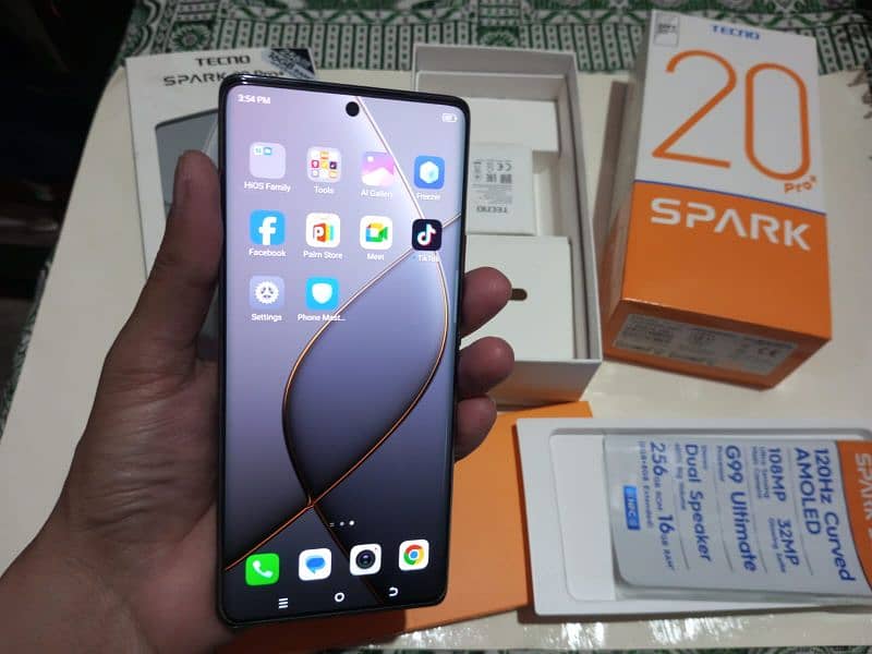 Tecno Spark 20 Pro+ | 8+8/256 with original box charger 4