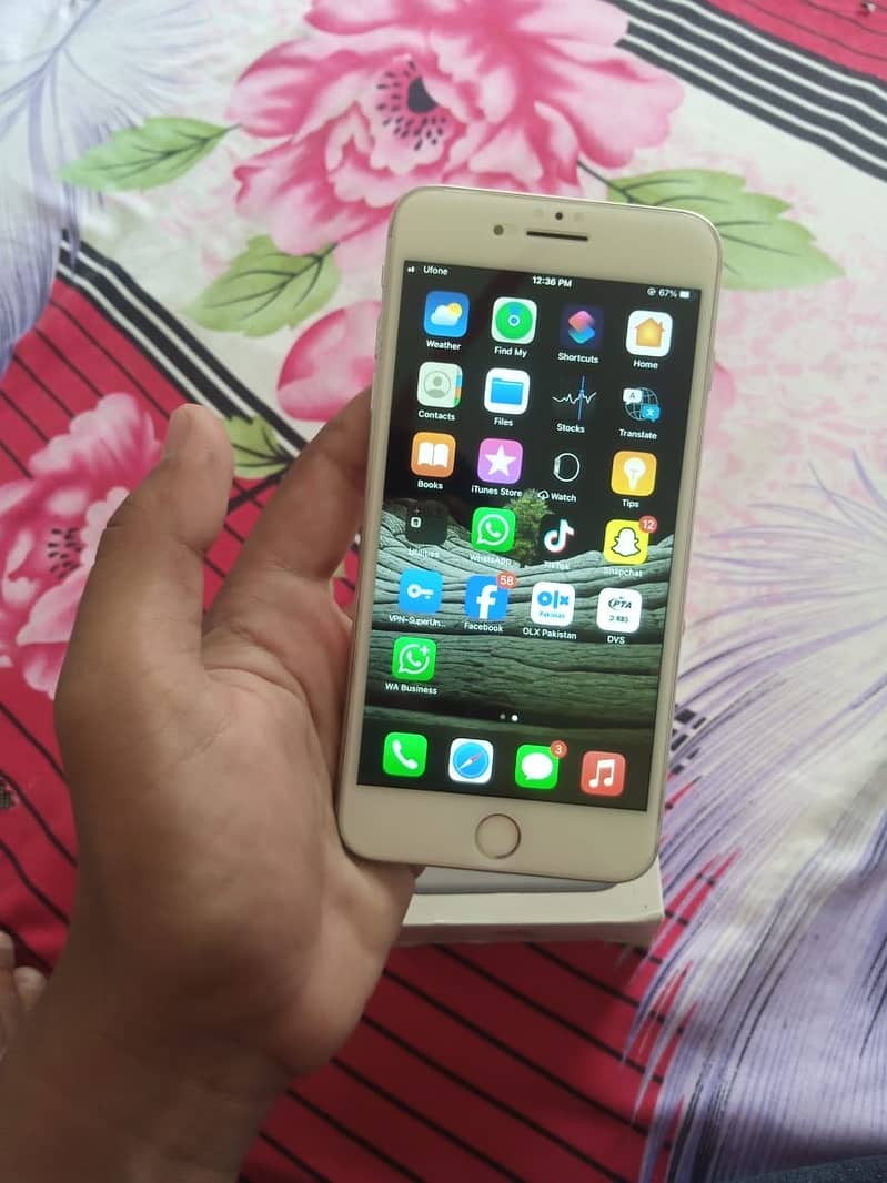 iphone 7plus PTA approved with Box 03342029424 5