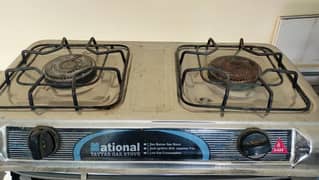 Stove with two burners