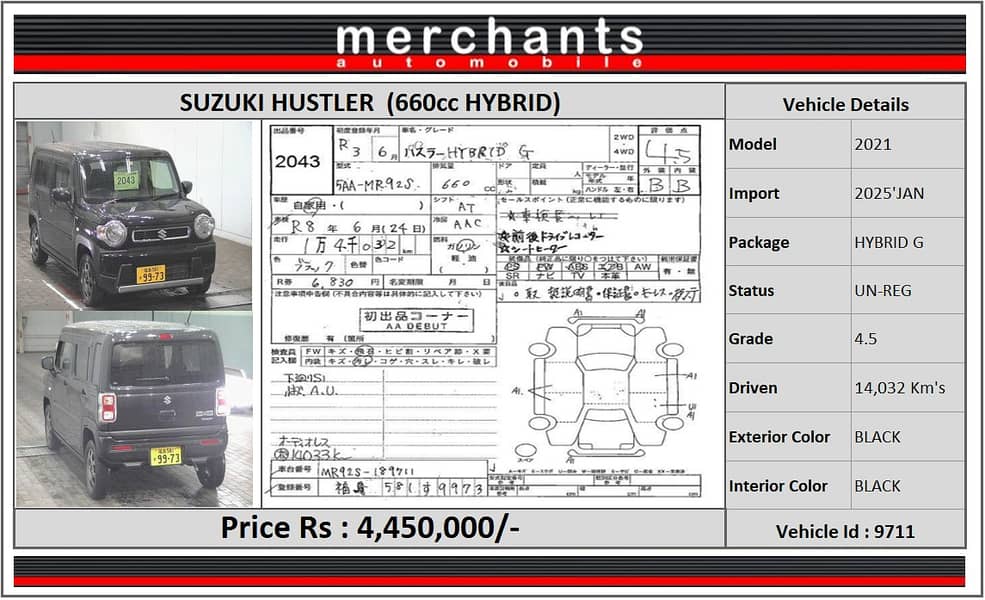 Suzuki Hustler 2021 HYBRID G 1