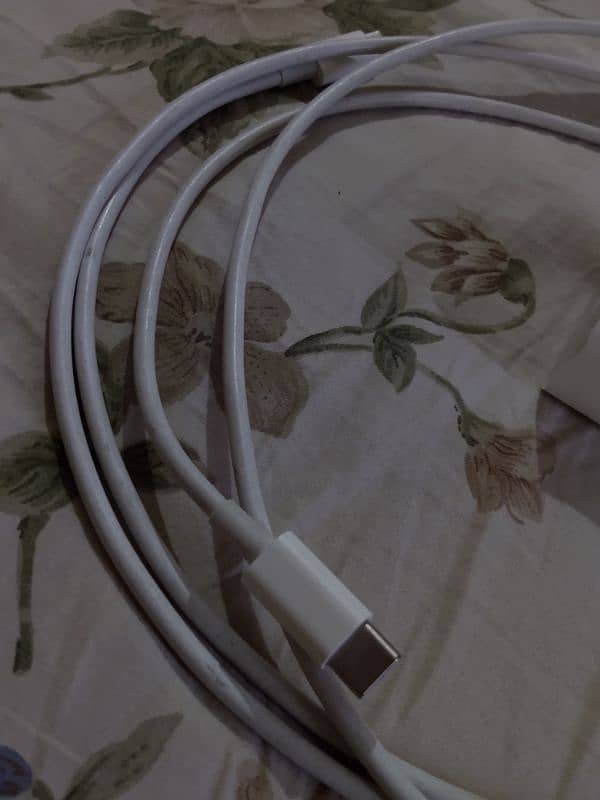 Original Apple charger 20watt with c to c long cable 1