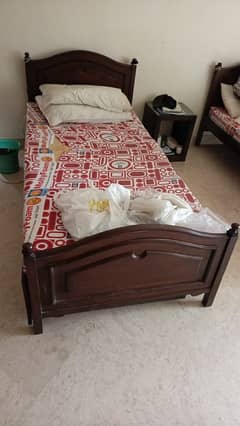 Two single beds