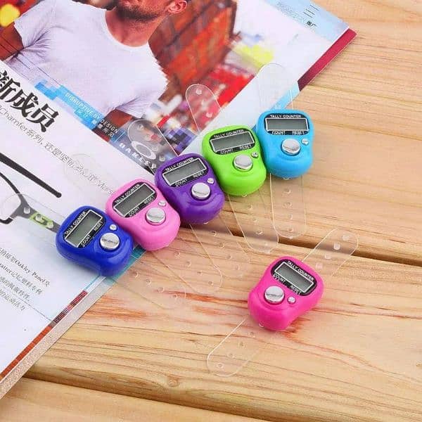 10 Pcs Multicolour Digital Tally Counter 0
