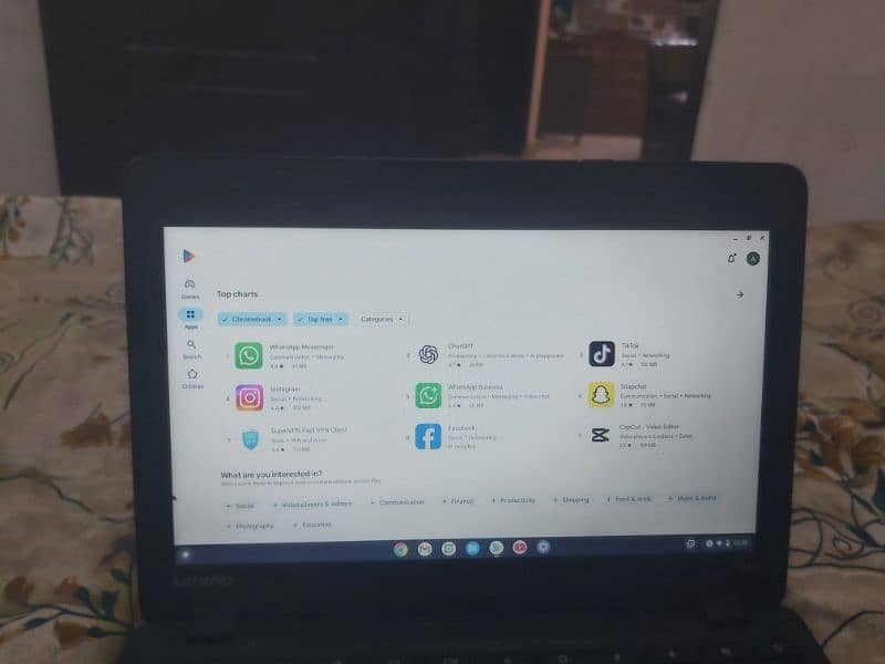 Lenovo n23 with playstore and charger 3