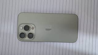 I PHONE 15 pro natural titanium 128gb jv