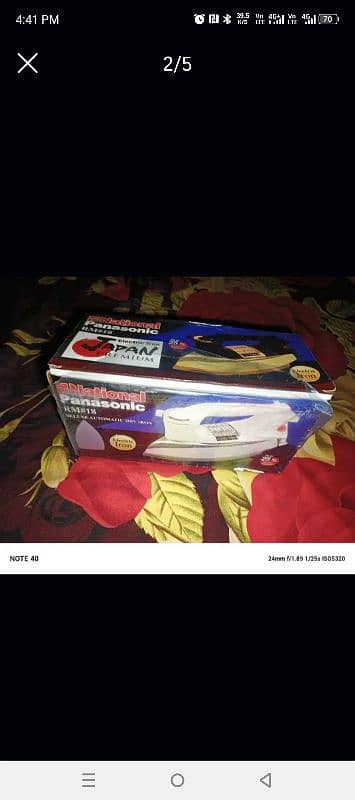 National Panasonic dry iron 1