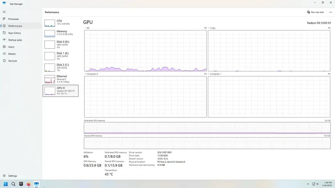 High-Performance Gaming/Programming PC | RX5500 XT | 1TB Nvme 3