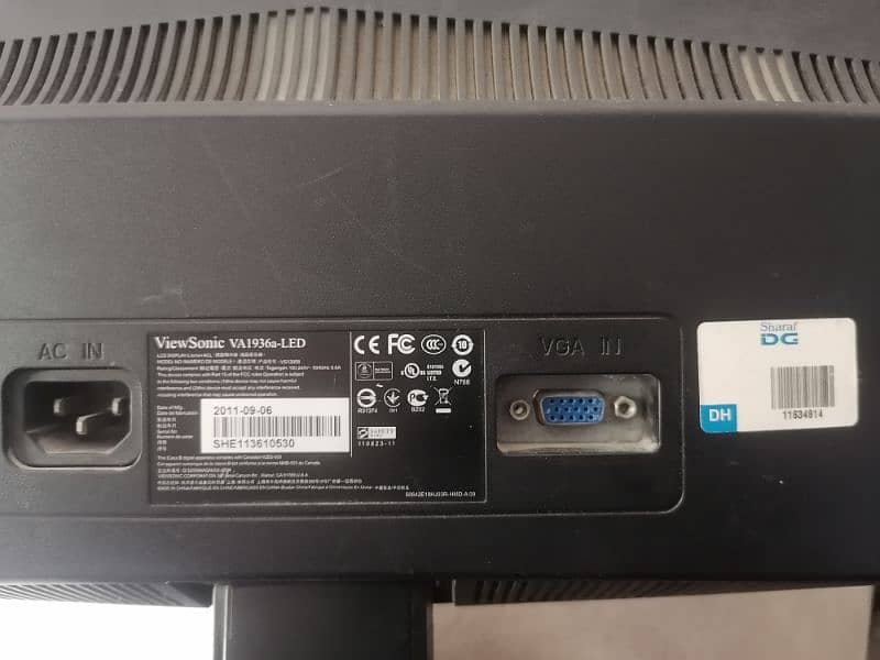 Viewsonic 18.5 Led Monitor for sale 2