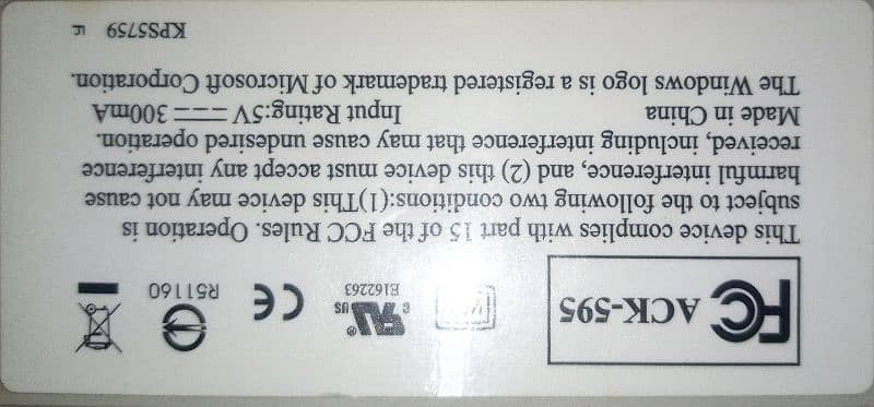 ACK 595 PS/2 Keyboard 2