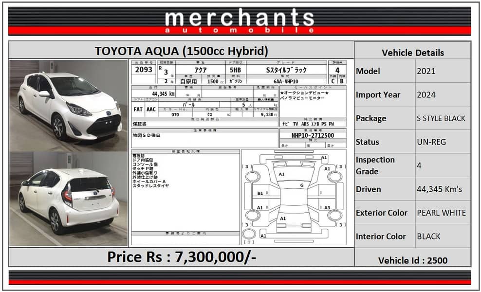 Toyota Aqua 2020 S-Key 3