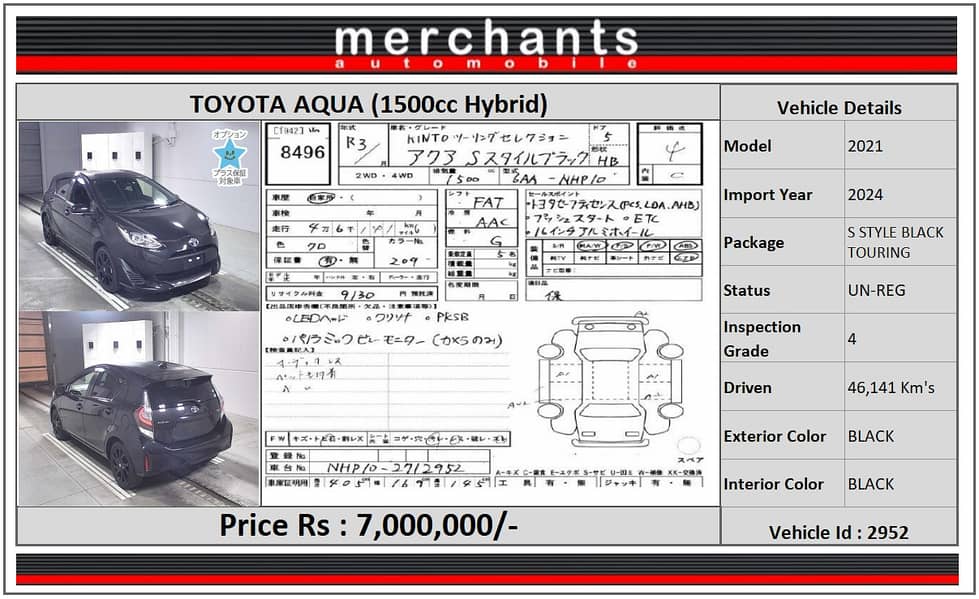 Toyota Aqua 2020 S-Key 4