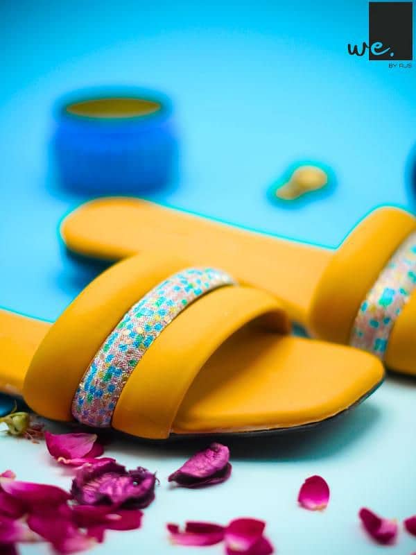 women Rexine Fancy flats 2