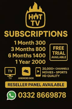 All Premium IPTV Brands in One Place |  03328669878