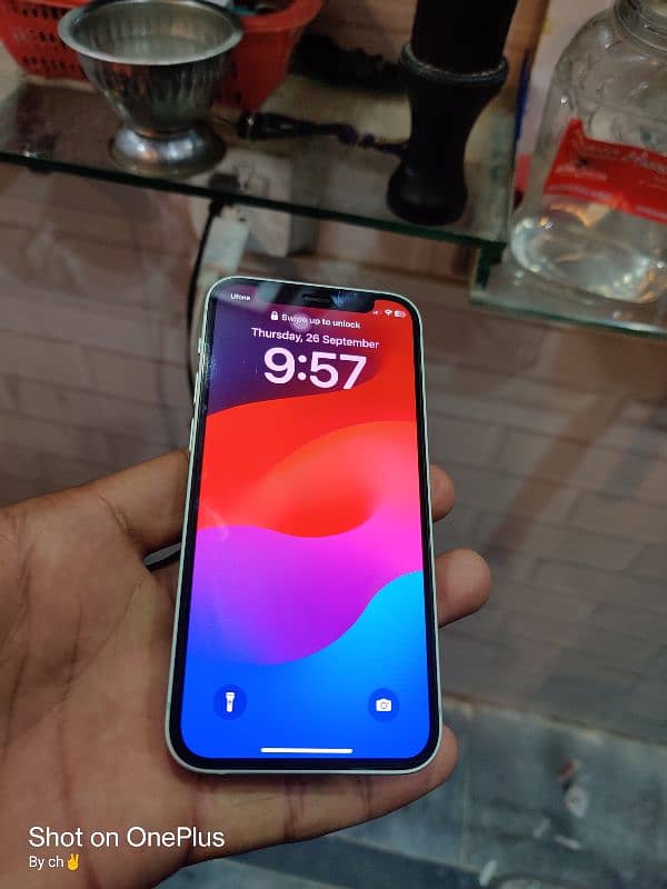 iphone 12mini factory unlocked water pack exchange possible 0