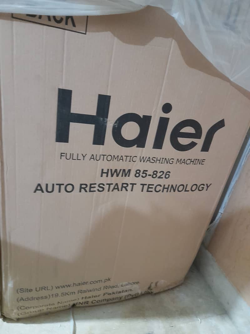 Haier automatic washing machine 1