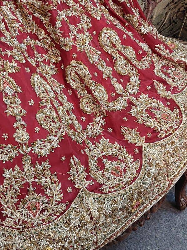 Barat Lehanga Bridal Lehnga For Sale Heavy Work on Net 18