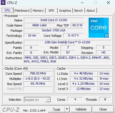 Desktop PC (Intel Core i3 12100 3.3GHZ) 1