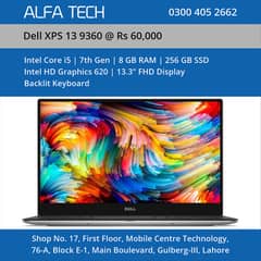 Dell XPS 13 9360 Laptop (i5-7th-8-256-13.3”-FHD) - ALFA TECH
