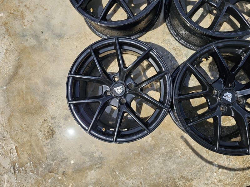 RapidDash Rims 15 Inch 4 nut 100 PCD 0