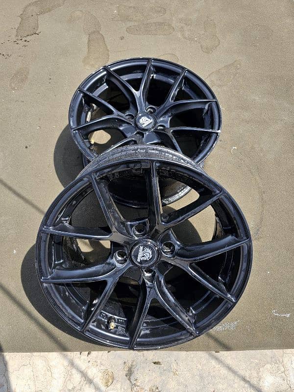 RapidDash Rims 15 Inch 4 nut 100 PCD 1