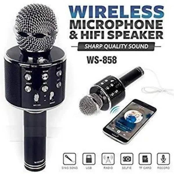 Wireless Mic With Speaker 03432351376 0