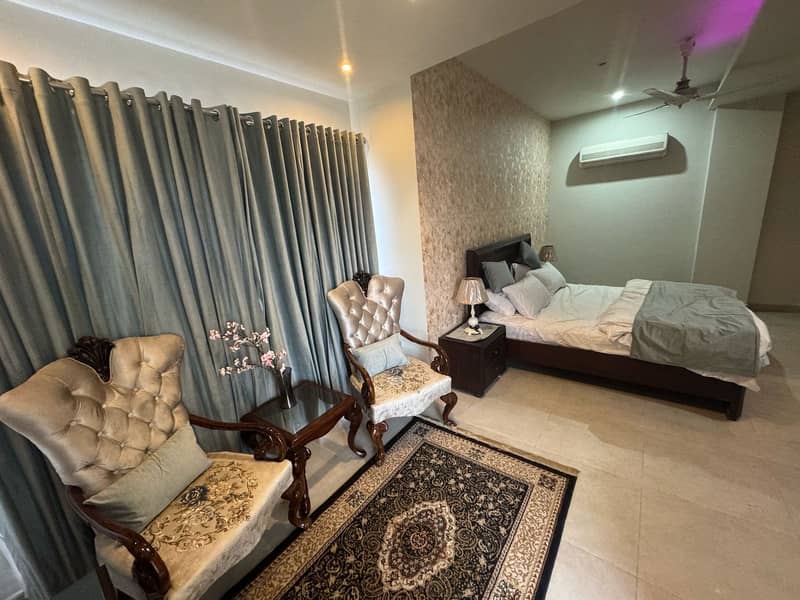 For rent two bed luxury furnished apartment Bahria town phase 2 , safari villas 3 13