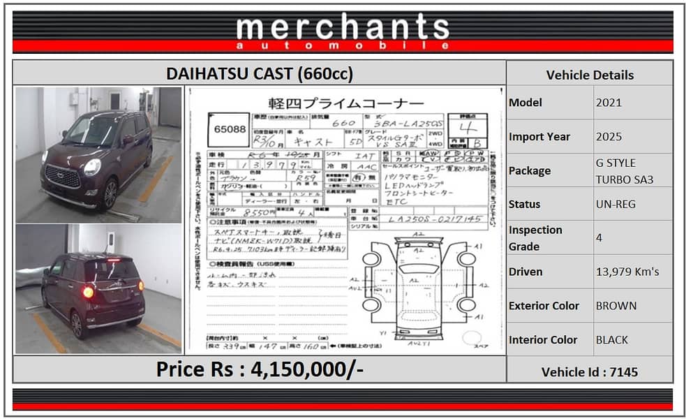 Daihatsu Cast 2020 G-STYLE TURBO SA3 1