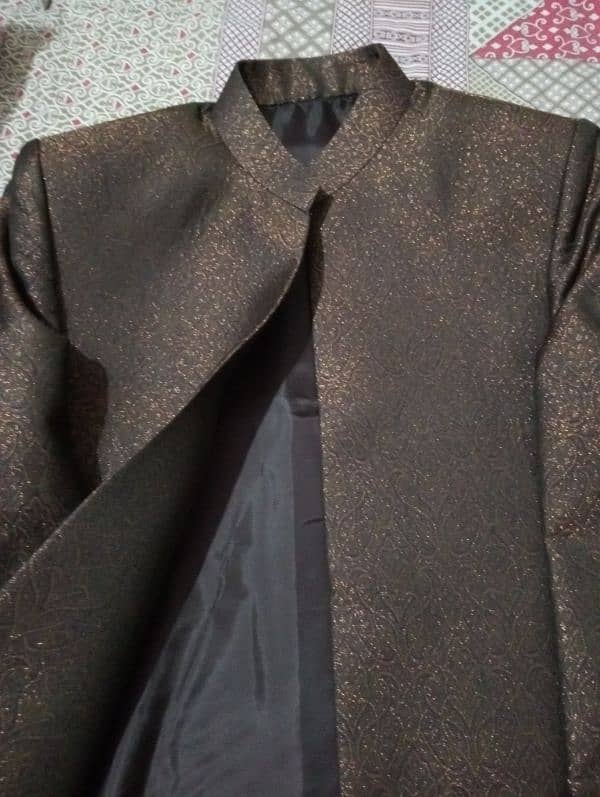 Royal Groom Ensemble – Kurta, Shalwar & Prince Coat Set 1