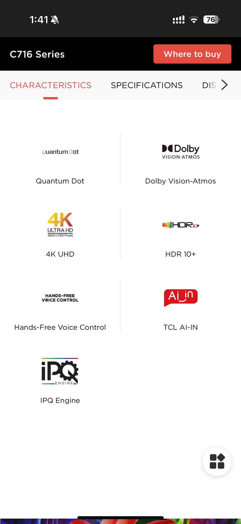 TCL Qled 55 inch 3
