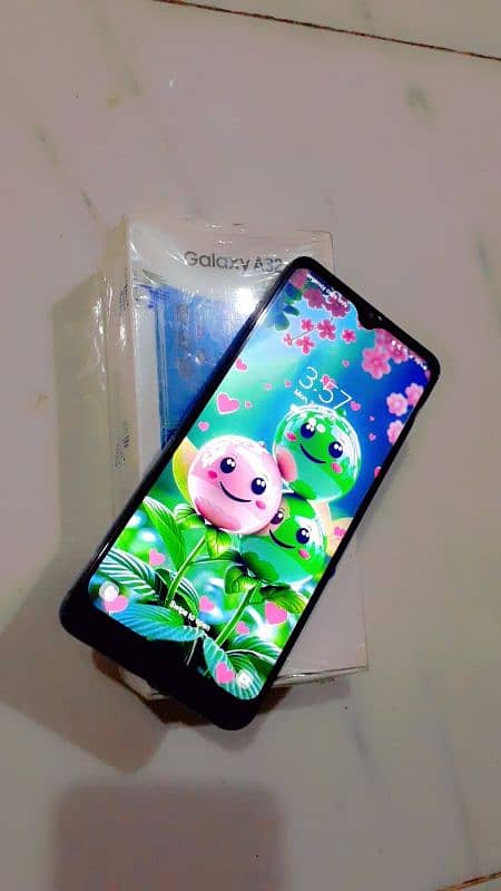 Samsung with box 6gb 128gb 1