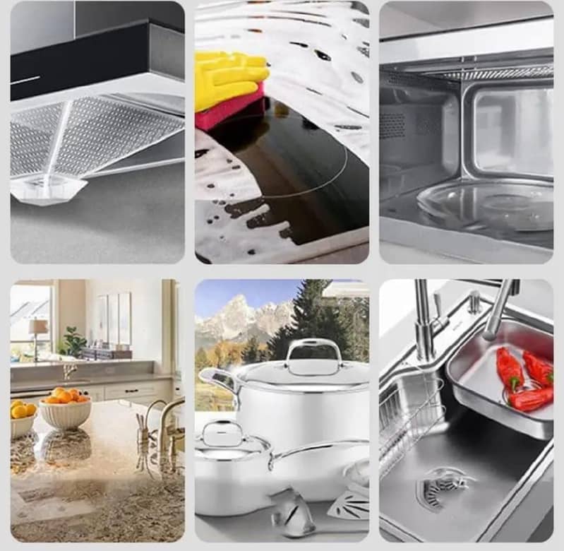 Kitchen All purpose 250g Heavy Oil Stain Remover Powder | All-Purpose 3