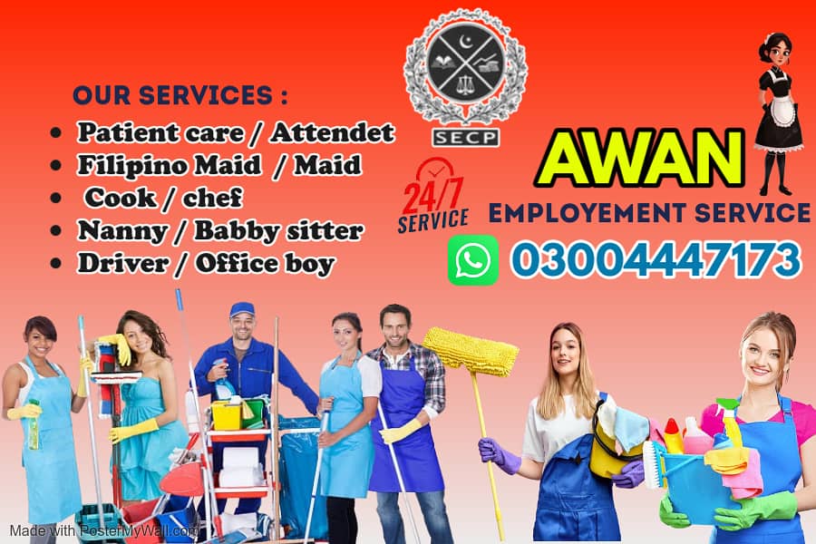 Filipino Maids / House Maid / cook / House chef / Nanny Maid availabl 0
