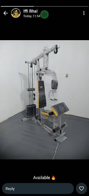 Home Gym machine|Multi funtiontional  Trainer| Biceps curl| Butterfly 0