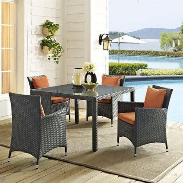 OUTDOOR gardening RATTAN UPVC FURNITURE SOFA SET CHAIRS and TABLES 18