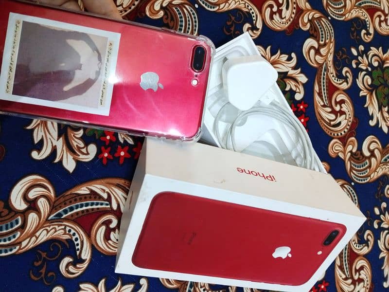iphone 7 plus pta approved 128 gb with box and charger 9