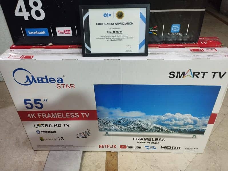 sooepr offer brand new andrpid 4k uhd led tv 2 year warranty 3
