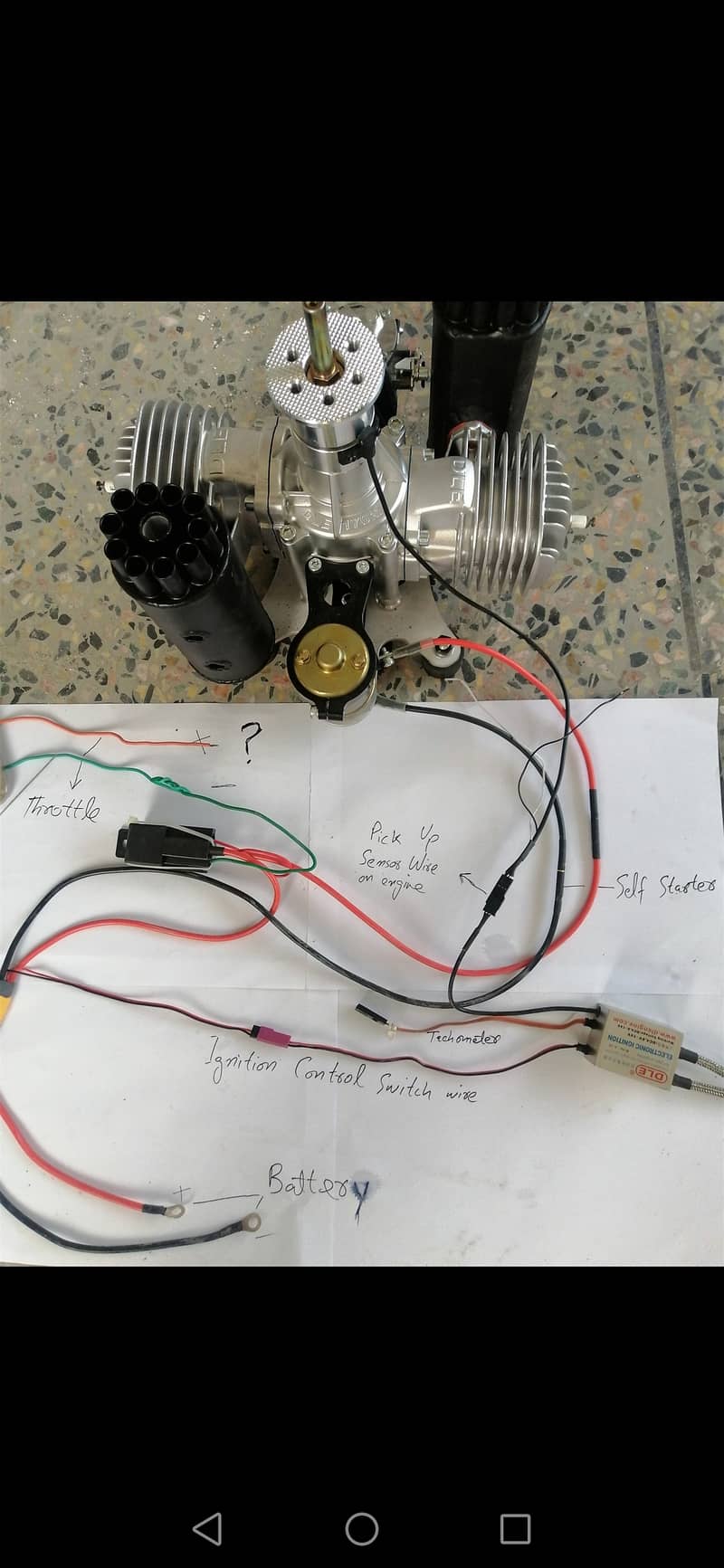DLE 170 M Electric start Engine for sale 1