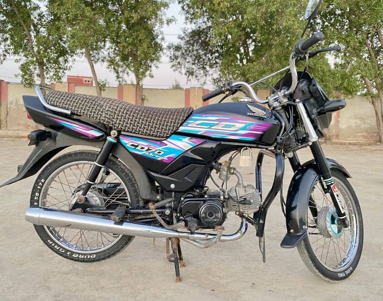 Honda CD 70 Dream Black Color 2024 Model Total Genuine Good Condition 0