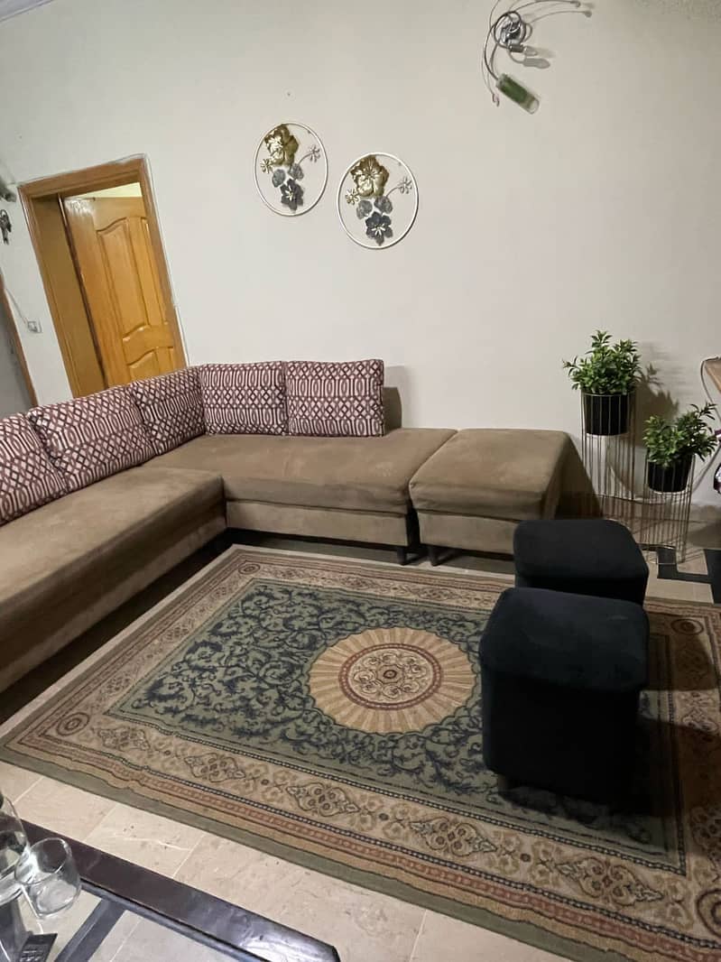 L Shape sofa 2