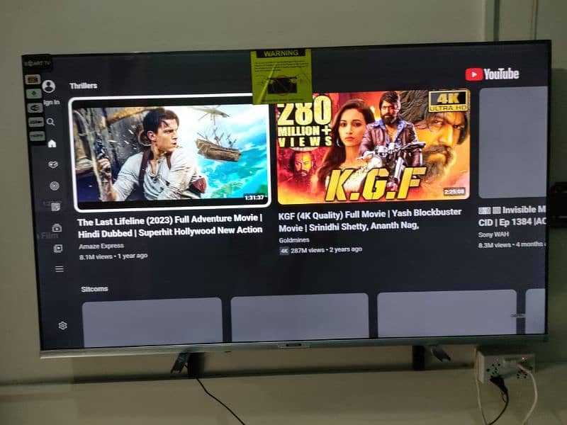 brand new android 4k uhd led tv 2 yers warranty 8