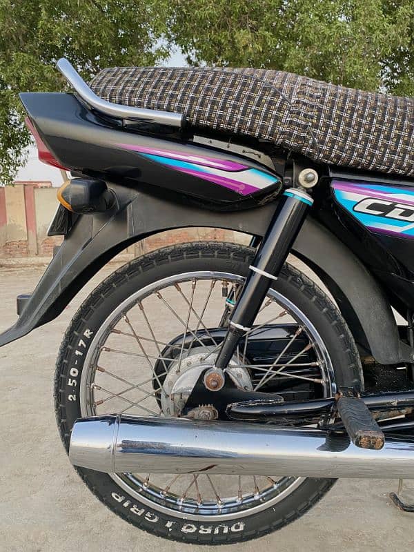 Honda CD 70 Dream Black Color 2024 Model Total Genuine Good Condition 5
