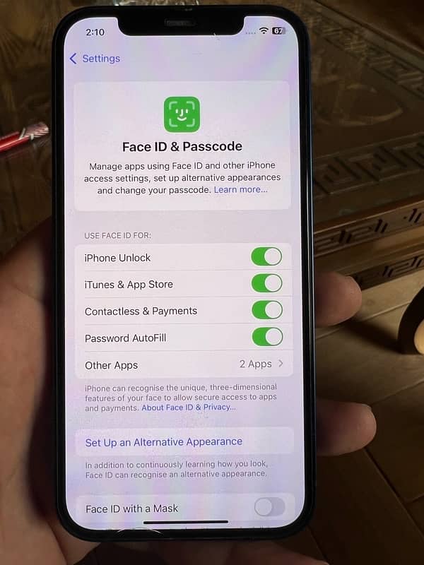 iPhone 12 64 factory unlock non pta 7