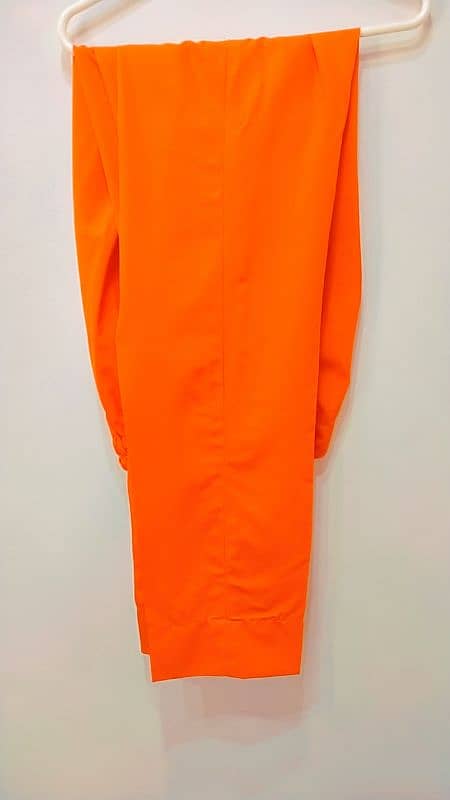 chiffon shirt with trousers and dupatta 3