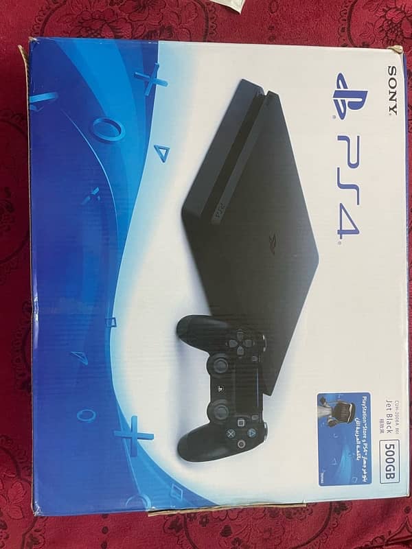 PS4 Slim Jailbreak 500GB – Excellent Condition + Original Accessories 0