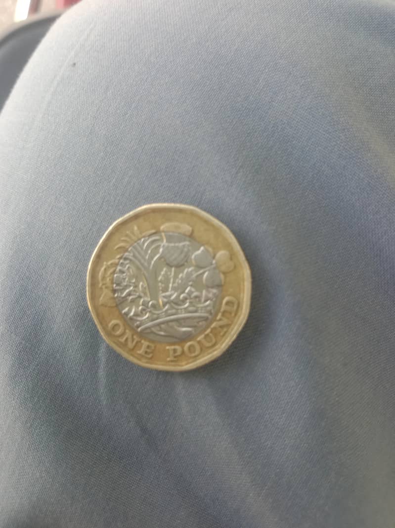 12 side one pound coin 2017 0