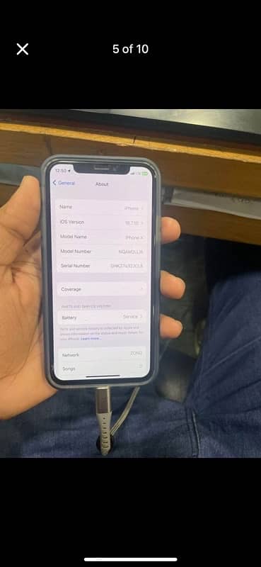 I phone x | 256 GB | PTA approved | All ok 7