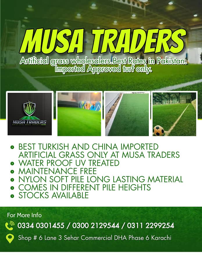 Sport Flooring - Artificial Grass - Astro Turf - Imported Grass carpet 6